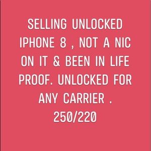 iPhone 8 , Unlocked